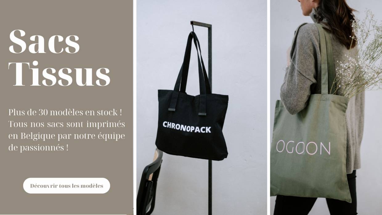 Sac discount tissus personnalisé